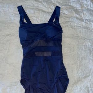 Adorable open back 1 piece swimsuit